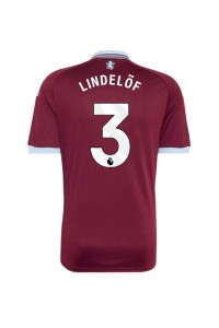 Aston Villa Victor Lindelof #3 Jalkapallovaatteet Kotipaita 2026-27 Lyhythihainen